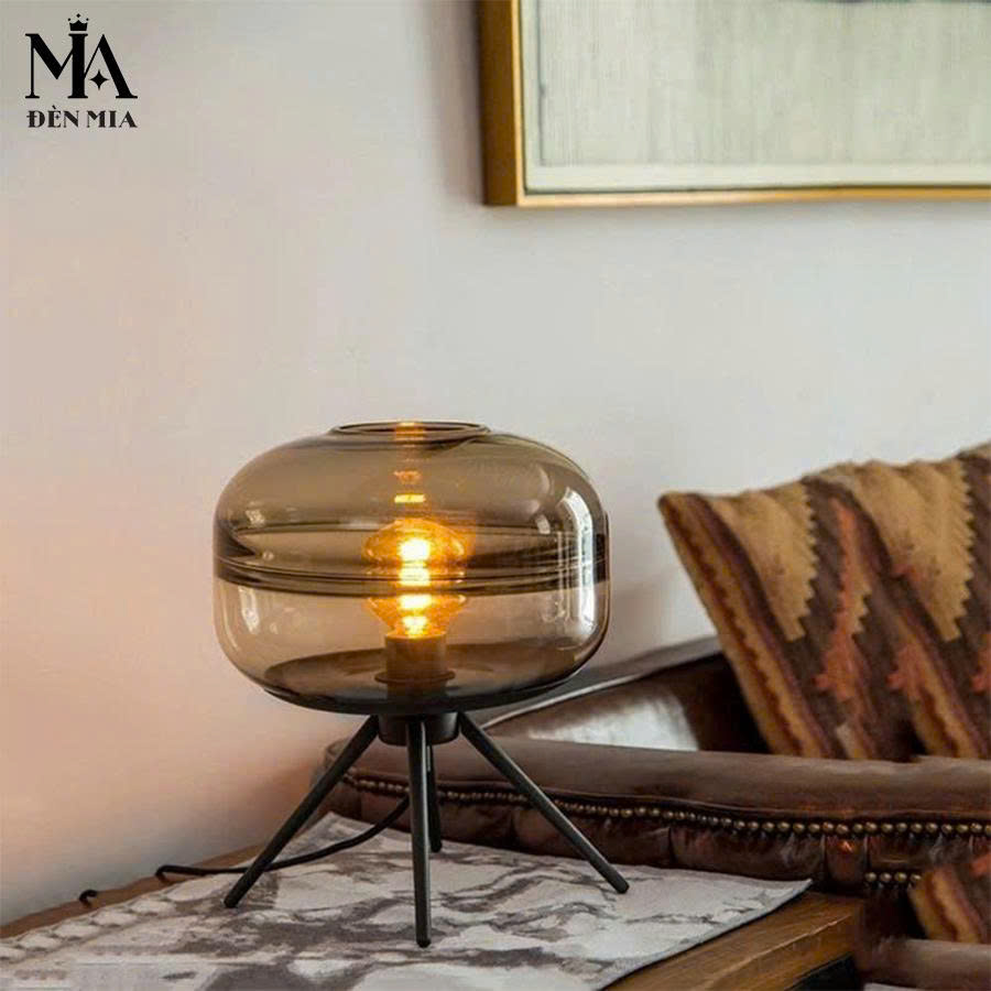 Đèn Bàn Chao Thủy Tinh