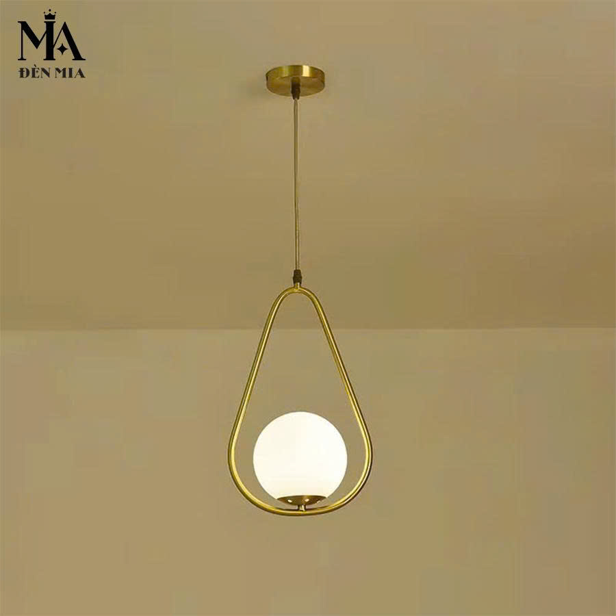 Đèn Thả Giot Nước Qủa Cầu Thủy Tinh